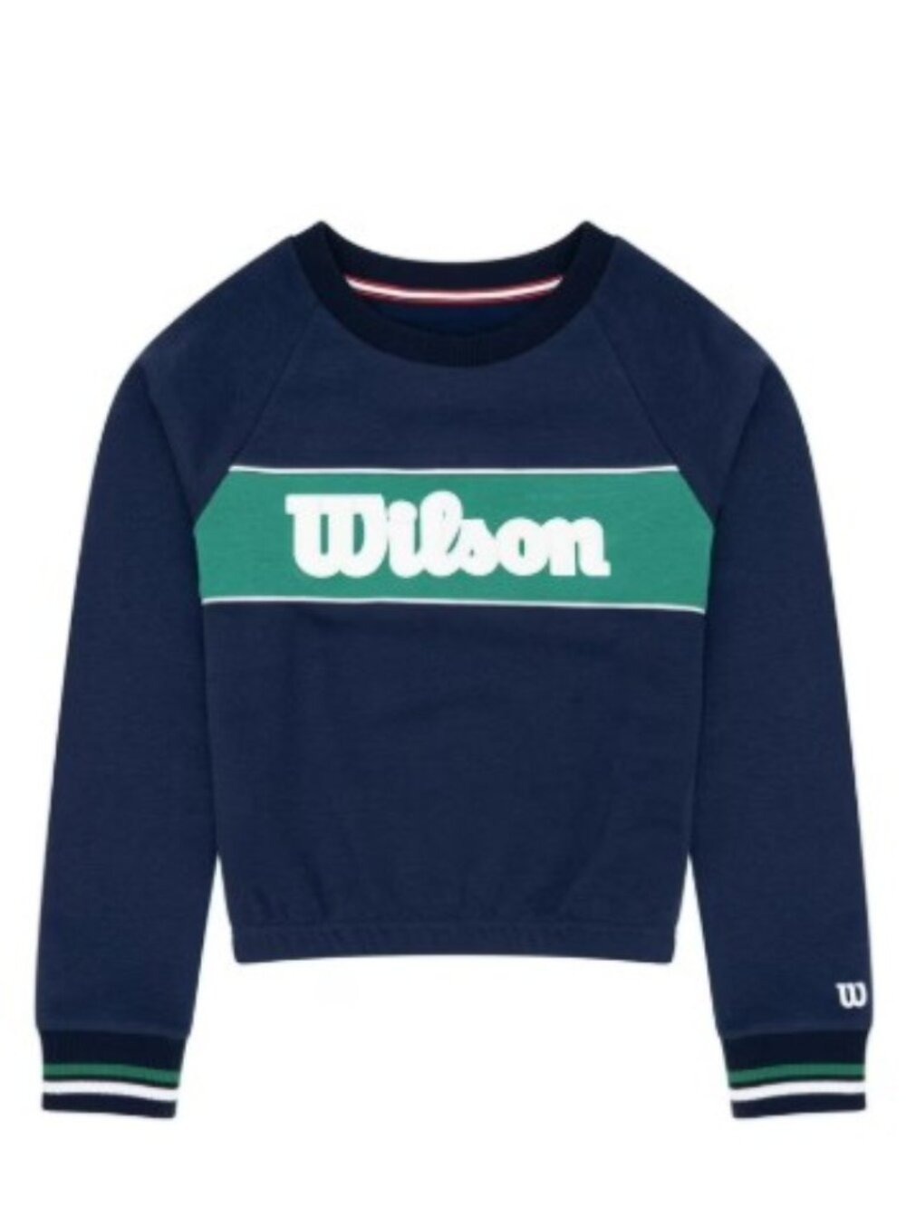 Wilson Girls Crewneck Sweatshirt Navy Blue Multiple Sizes